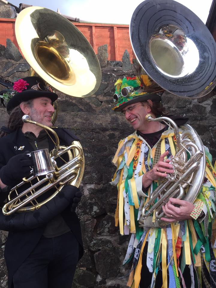 Me (and Mark) playing Sousaphone.